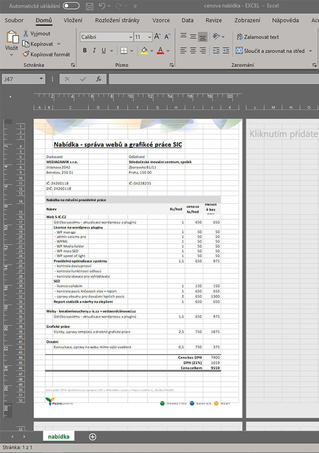 Hlavickovy Papir Excel
