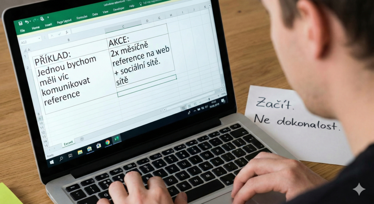 Excel jako dobrý začátek plánování